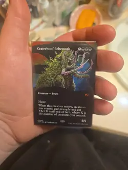 Craterhoof Behemoth (Borderless) Tarkir: Dragonstorm Regular - Image 3