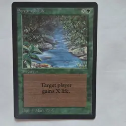 MTG BETA - Stream of Life NM - Image 1