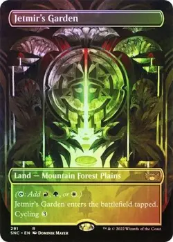 MTG Jetmir's Garden - Borderless Foil - Streets of New Capenna - #291 FREE SHIP - Image 1