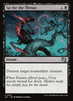 MTG Go for the Throat ** Foundations Jumpstart ** English - Image 1