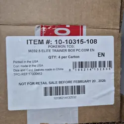 Pokemon TCG: Ascended Heroes Pokemon Center Elite Trainer Box ETB EMPTY CASE BOX - Image 3