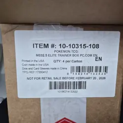 Pokemon TCG: Ascended Heroes Pokemon Center Elite Trainer Box ETB EMPTY CASE BOX - Image 4