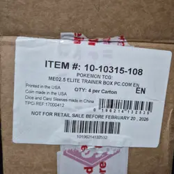 Pokemon TCG: Ascended Heroes Pokemon Center Elite Trainer Box ETB EMPTY CASE BOX - Image 5