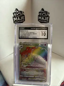 CGC 10 GEM MINT Mawile VSTAR Rainbow 088/068 Incandescent Arcana Pokemon TCG - Image 1