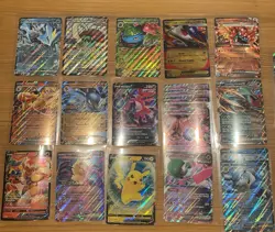 Pokemon TCG Lot of 21 Jumbo Cards Sleeved - Image 2