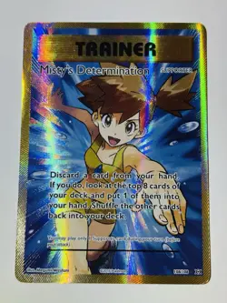Pokemon Misty's Determination Full Art Ultra Rare 108/108 Evolutions Holo - Image 1