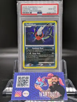 Pokemon Darkrai Great Encounters Holo Rare #4 PSA 10 Gem Mint - Image 1