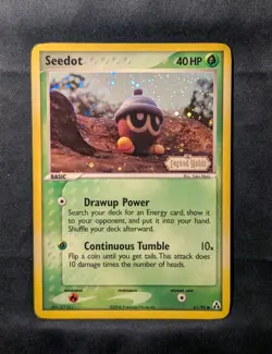 Pokemon TCG: Seedot 61/92 EX Legend Maker - Reverse Holo Stamped - NM - Image 1