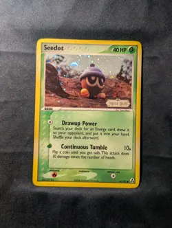 Pokemon TCG: Seedot 61/92 EX Legend Maker - Reverse Holo Stamped - NM - Image 2