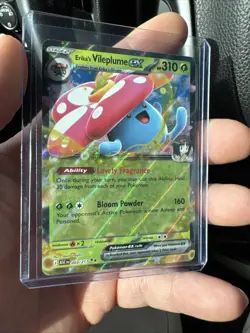 Pokemon TCG NM Erika's Vileplume ex 003/217 ME:03 Ascended Heros Pack Fresh - Image 1