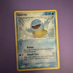 Pokemon Squirtle FireRed LeafGreen 83/112 Reverse Holo Common HP 50 Smash Turn - Image 1