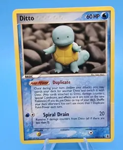 Ditto - 64/113 - (Squirtle) English Non Holo EX Delta Species Pokemon TCG LP - Image 1