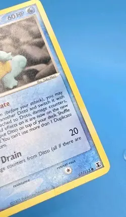 Ditto - 64/113 - (Squirtle) English Non Holo EX Delta Species Pokemon TCG LP - Image 4