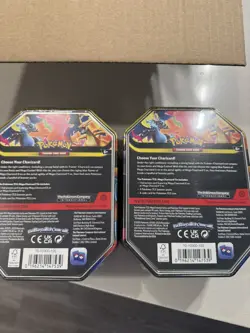 Pokemon TCG Mega Charizard X & Y EX Tins New And Sealed - Set of 2 - Image 3