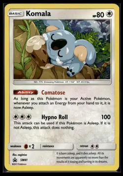 Pokemon SM Promos SM41 Komala - Image 1