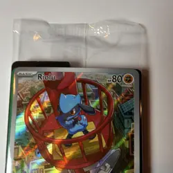 Pokemon Riolu 010 Me: Mega Evolution Promo Holo Basic 80 HP Accelerating Stab - Image 2