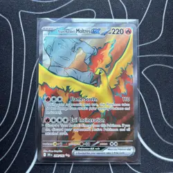 Pokemon Destined Rivals #208/182 Team Rocket's Moltres ex - Image 1