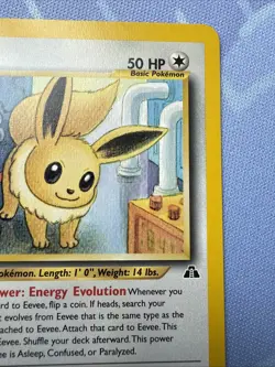 Eevee 38/75 Neo Discovery (Regular) VINTAGE Pokemon 2001 - Image 4