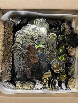 Pokemon TCG Plastic Coins 1100 Huge Lot Bulk - Image 2