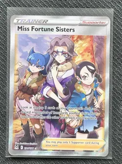 Miss Fortune Sisters 194/196 Ultra Rare Lost Origin Pokemon TCG - Image 1