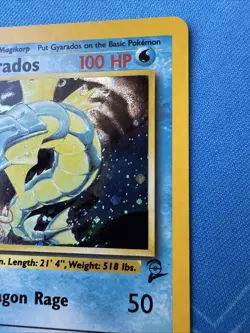 2000 Pokemon Gyarados #7/130 HOLO Base Set 2!! VINTAGE - Image 4