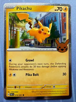 Pikachu HOLO 062/193 Pokemon Trick Or Trade 2023 Halloween Set! - Image 1