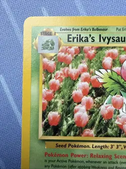 Erika’s Ivysaur #41 Non Holo - Gym Challenge VINTAGE 2000 Pokemon - Image 3
