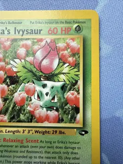Erika’s Ivysaur #41 Non Holo - Gym Challenge VINTAGE 2000 Pokemon - Image 4