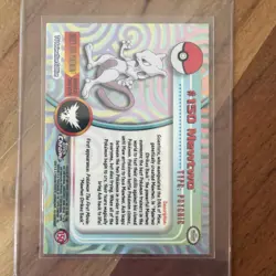 Pokemon Topps Chrome Mewtwo #150 Series 2 - Image 2