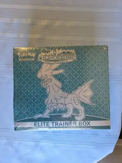Pokemon Sun & Moon Crimson Invasion Elite Trainer Box ETB Factory Sealed - Image 1