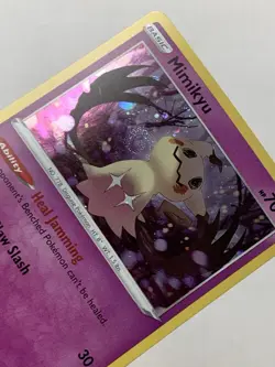 Pokemon Mimikyu 081/189 Darkness Ablaze Rare Cosmos Holo Swirl LP/NM - Image 3