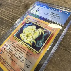 Pokemon TCG Ninetales Base Set CGC MINT 9 12/102 Holo Unlimited Holo Rare - Image 4