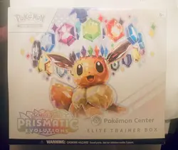 Pokemon Prismatic Evolutions Pokemon Center ETB Elite Trainer Box - NEW & SEALED - Image 1