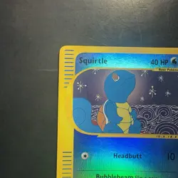Pokemon Vintage Reverse Holo Squirtle 132/165 Expedition E-Reader Wotc 2002 - Image 2
