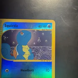 Pokemon Vintage Reverse Holo Squirtle 132/165 Expedition E-Reader Wotc 2002 - Image 3