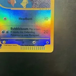 Pokemon Vintage Reverse Holo Squirtle 132/165 Expedition E-Reader Wotc 2002 - Image 4