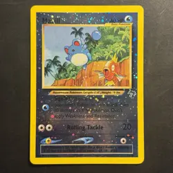 Pokemon Vintage Southern Islands Reverse Holo Marill 11/18 Rare WotC Promo Swirl - Image 2
