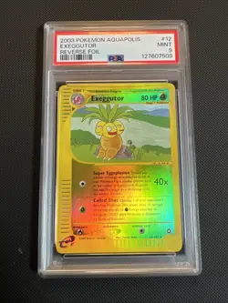 Pokemon Exeggutor Aquapolis Reverse Holo Rare #12 PSA 9 Mint - Image 1
