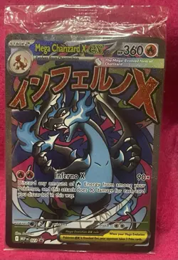 💥Mega Charizard X ex 023 Mega Evolution UPC Promo Holo Full Art Pokemon TCG💥 - Image 2