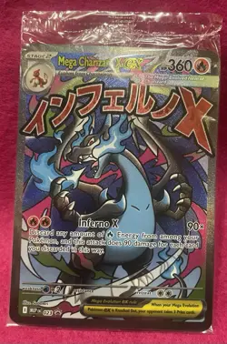 💥Mega Charizard X ex 023 Mega Evolution UPC Promo Holo Full Art Pokemon TCG💥 - Image 3