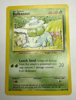 Bulbasaur 68/110 Legendary Collection Regular Pokemon TCG LP - Image 1