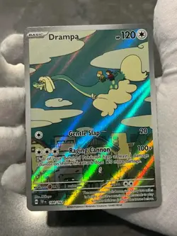 Pokemon TCG Drampa 184/162 Temporal Forces Holo Illustration Rare NM - Image 3