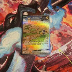 Pokemon TCG Iron Hands EX 248/182 SV04 Paradox Rift Holo Illustration Rare - Image 1