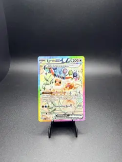Pokemon Eevee ex 167/131 Prismatic Evolutions Holo Special Illustration Rare IC - Image 1