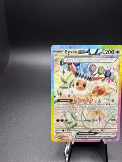 Pokemon Eevee ex 167/131 Prismatic Evolutions Holo Special Illustration Rare IC - Image 2