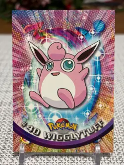 1999 Topps Pokemon #40 Wigglytuff (TV Animation Series 1) 3rd Prt Green Logo NM - Image 1