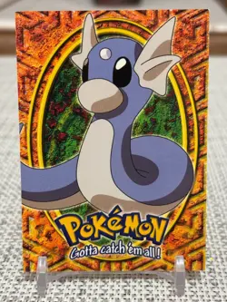 1999 Topps Pokemon The First Movie #E10 of 12 Dratini (Evolution) Blue Logo NM - Image 1