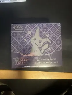 Pokemon TCG Scarlet & Violet Paldean Fates Pokemon Center Elite Trainer Box - Image 1