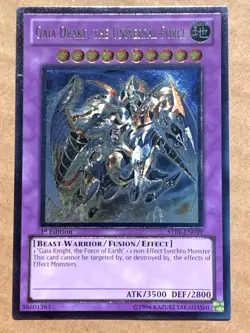 yugioh Gaia Drake, the Universal Force STBL-EN039 1st Ed Ultimate Rare near mint - Image 1