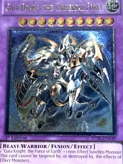 yugioh Gaia Drake, the Universal Force STBL-EN039 1st Ed Ultimate Rare near mint - Image 2